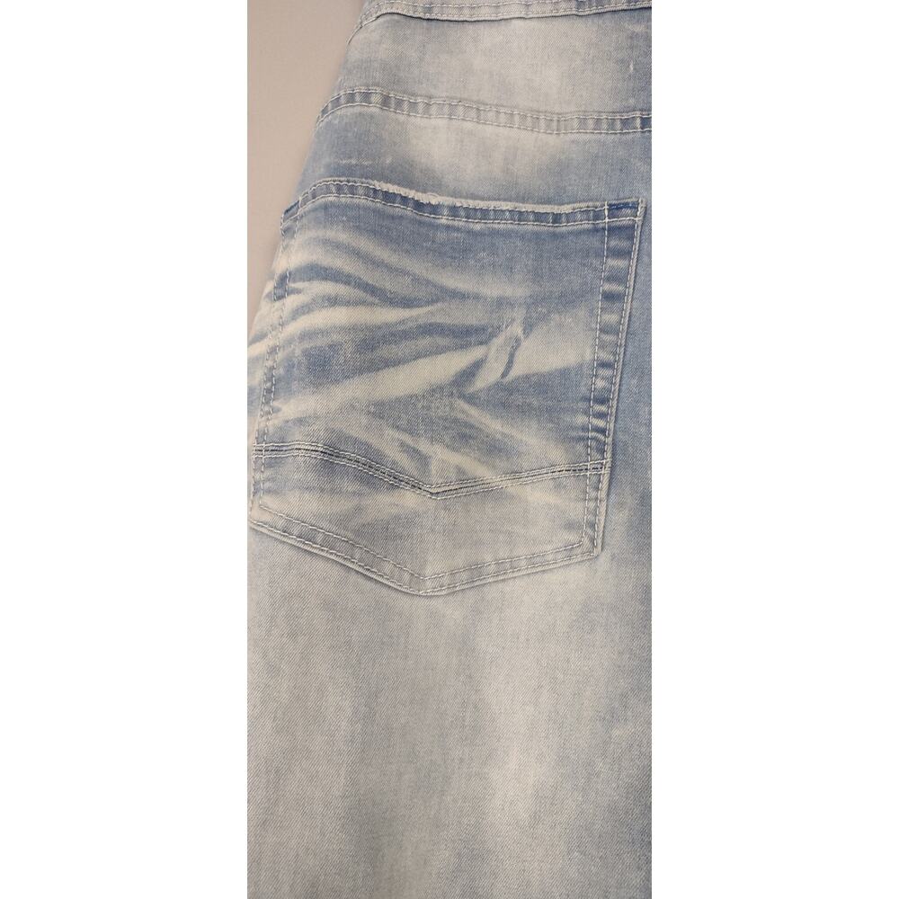 Vintage Y2K Denim Jeans Christian Carera  40 x 32 Distressed Light Wash - Picture 12 of 16